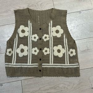 Crochet vest S